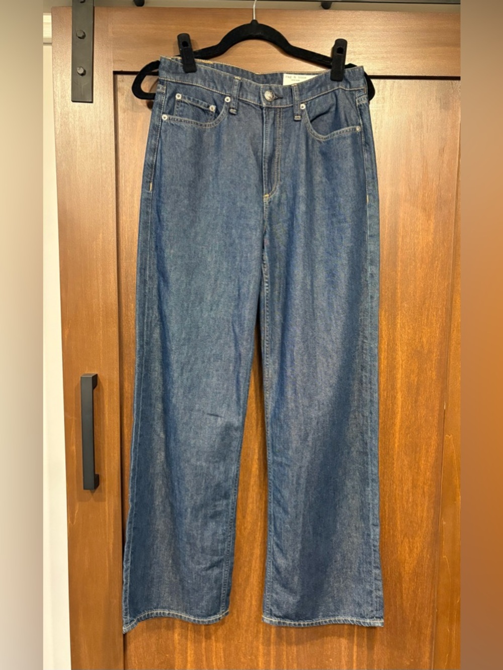 rag & bone Featherweight Logan Wide Leg denim 25 in Wellbrook, like-new, worn 1x - Picture 4 of 7